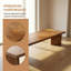 Table de salle à manger moderne en bois massif avec finition en bois naturel-966153027