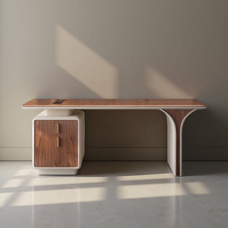 Bureau haut de gamme moderne et minimaliste, H 29,53 po x l 78,74 po x P 27,56 po
