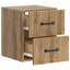 34.5cm W Manufactured Wood Bedside Table-1337334737