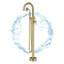 Hettinger 1 Handle Bathroom Freestanding Tub Filler Bath Filler with Diverter-710933029