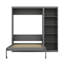 Grand lit caché pour plus d'espace avec tablettes de rangement-1334678498