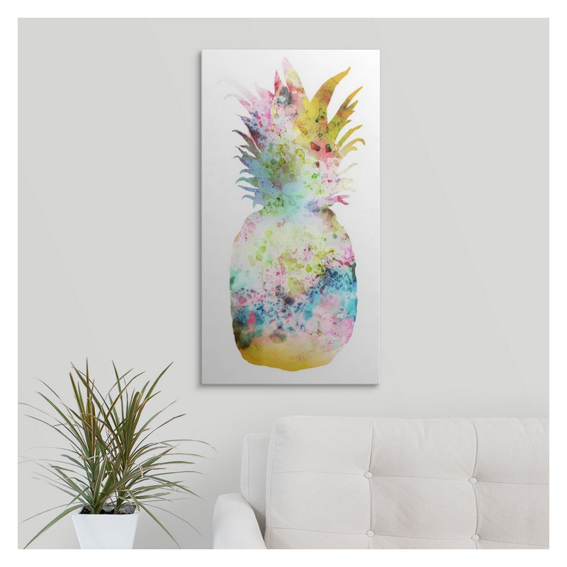 «Pineapple II», reproduction d'impression Tessio, H 36 po x l 18 po x P 1,5 po, Toile