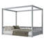 Lit double à baldaquin avec clôture-272594327