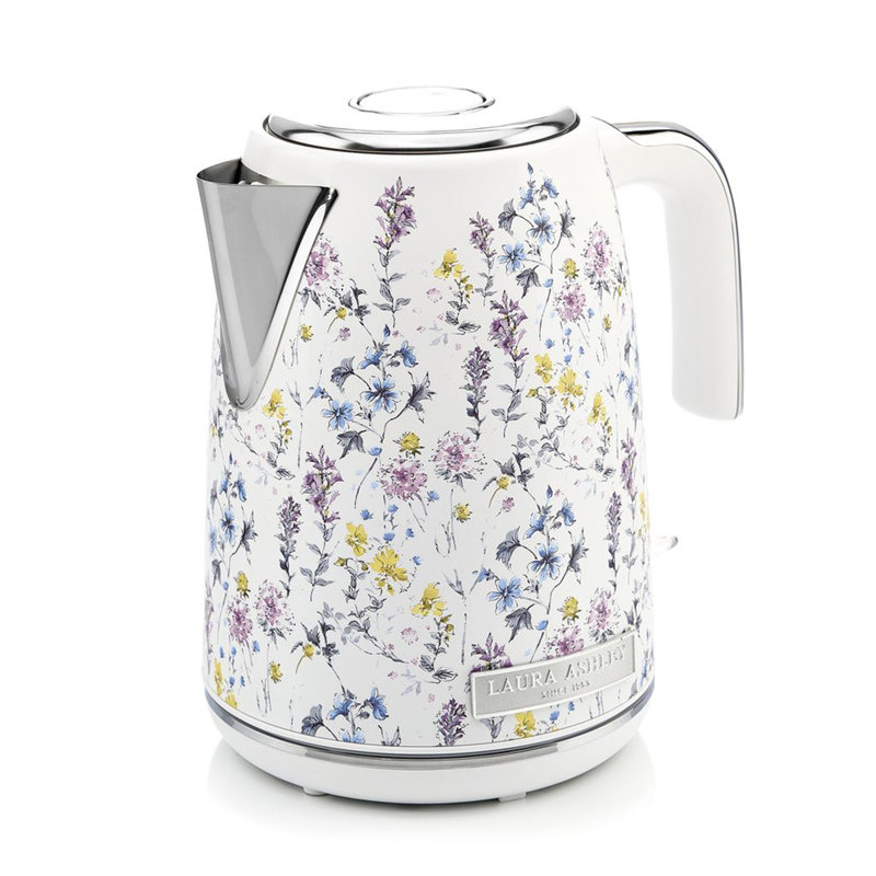 Laura Ashley Jug Kettle - Wild Meadow, Ivory