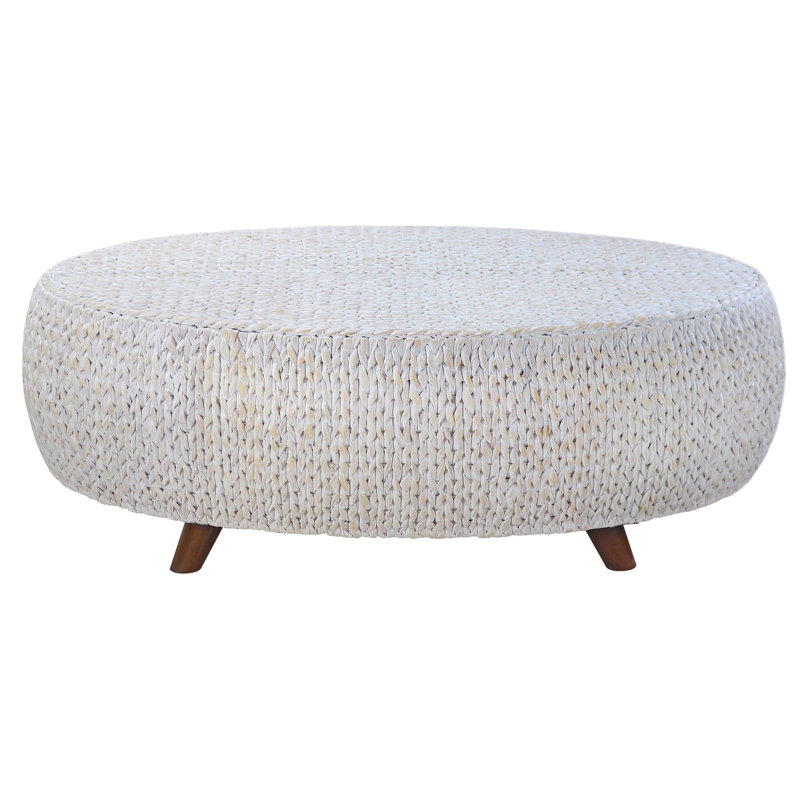Table basse Northside, Blanc délavé