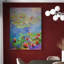 Water Lilies Red by Claude Monet - Wrapped Canvas Print-733204678