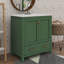 Ensemble de meuble-lavabo encastré avec meuble-lavabo simple encastré 30 po avec 2 portes et 1 tiroir