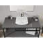 ANZZI 15.8'' White Glass Square Bathroom Sink
