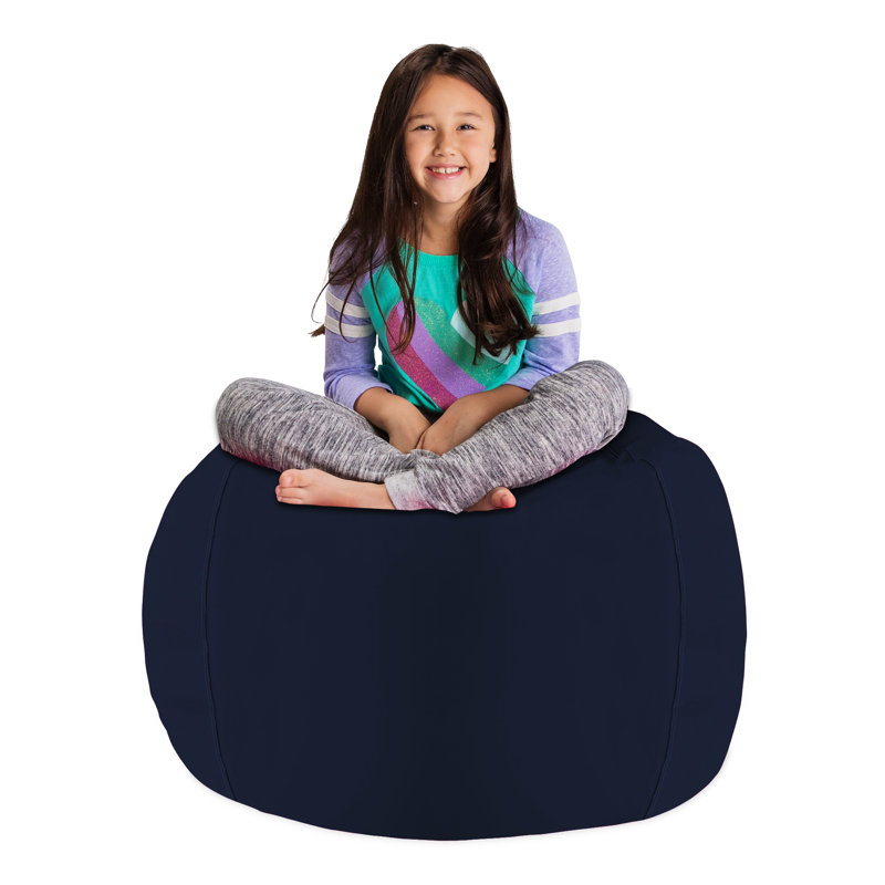 Housse pour fauteuil à billes Kids, Grand - 38 po, Bleu marine uni