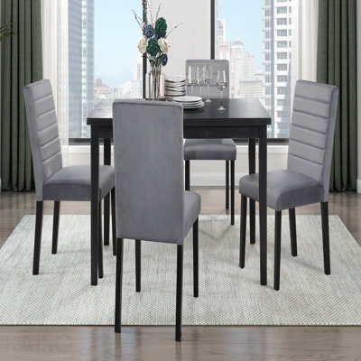 Modern Casual Dining Table Solid Wood