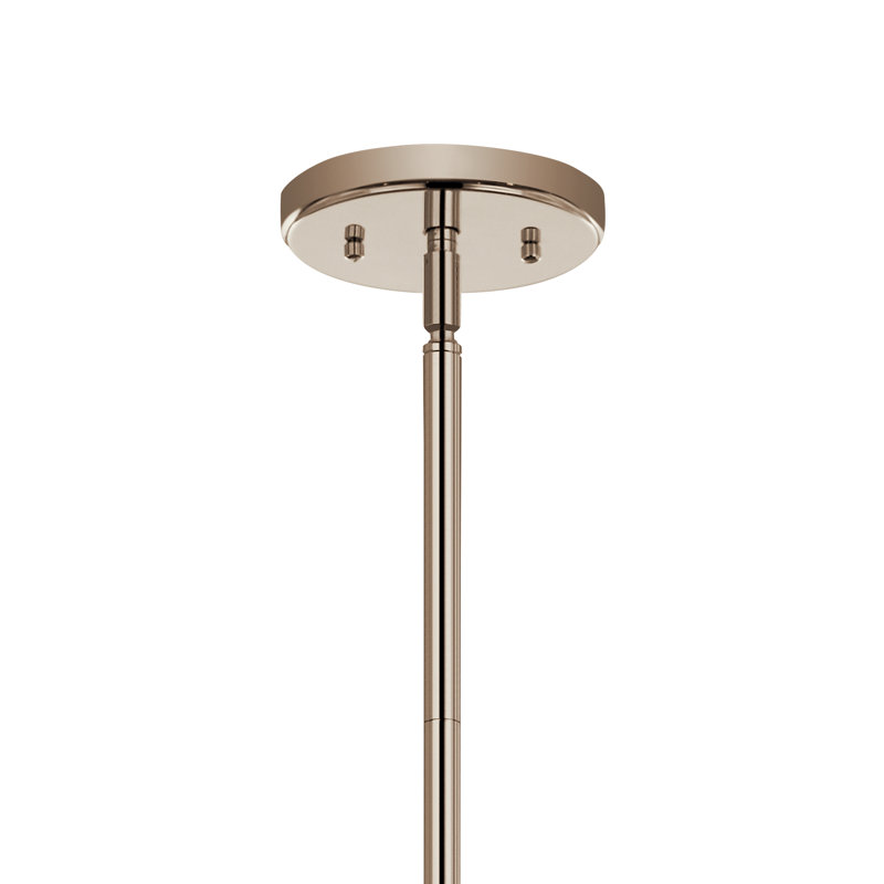Lustre 6 lumières 30,25 po, Nickel poli