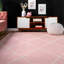 Longchamps Hand Tufted Wool Pink Rug-1094685641