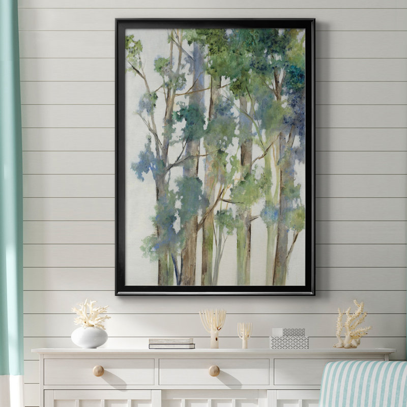 Toile encadrée Wind in The Trees - prête à être accrochée, Toile encadrée noire, H 26,5 po x l 36,5 po x P 1,5 po