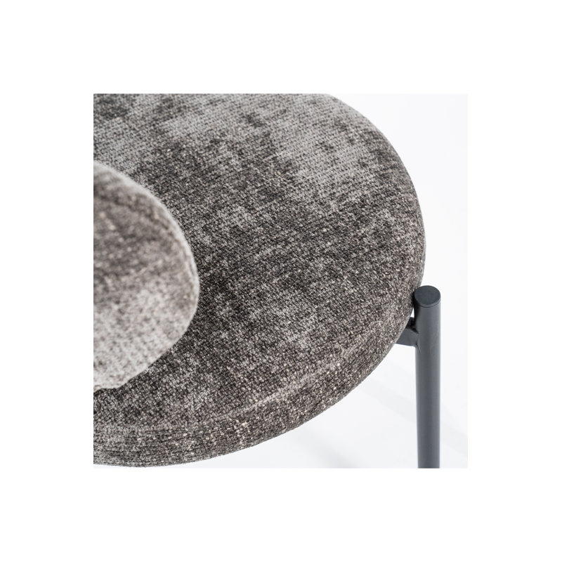 Chaise d'appoint en tissu Oasis, Brun