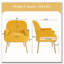 Fauteuil d'appoint en velours, chaises de salon rembourrées modernes-1996559151