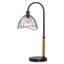Lampe arquée en métal