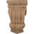 7"W x 3 1/2"D x 11"H Traditional Leaf Corbel, Rubberwood-73346165