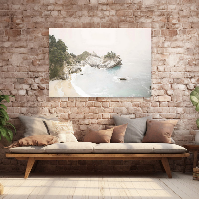Art mural contemporain MacWays Falls, 40" H x 60" W