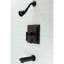 Robinet de baignoire et douche à pression équilibrée à poignée simple Kingston Brass Kaiser-64098236