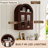 Modern Arched Wall Cabinet With Adjustable Shelves And LED Lighting For Bathroom Medicine Storage-122820571