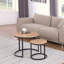 Table d'appoint ronde, table basse d'appoint, peu encombrante, style industriel moderne