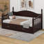 Lit de jour simple en bois avec lit gigogne double et tiroirs de rangement Noemi-1876002656