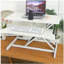 Bureau de 32 pouces avec hauteur réglable, double moniteur et poste de travail pour ordinateur portable, avec large plateau pour clavier-1808728790