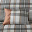 Ensembles de literie hypoallergéniques, édredon en polyester, style écossais rétro pour la maison