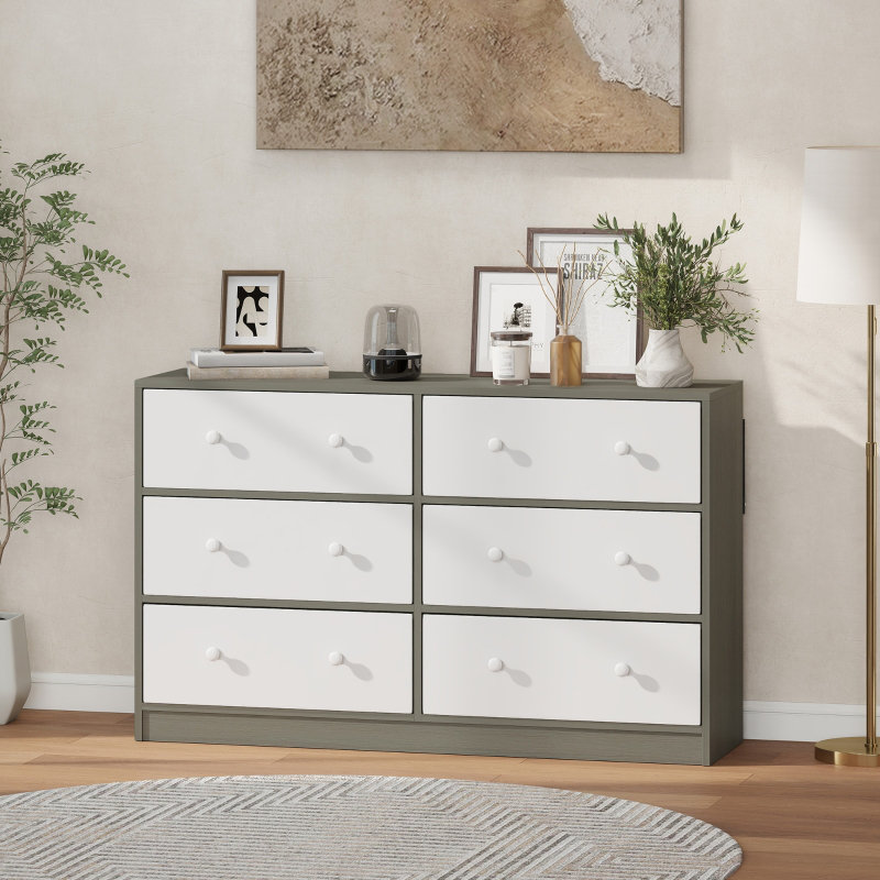 114cm W 6 - Drawer Chest of Drawers