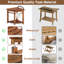 Banc de douche 19 po en teck avec poignée Ebern Designs