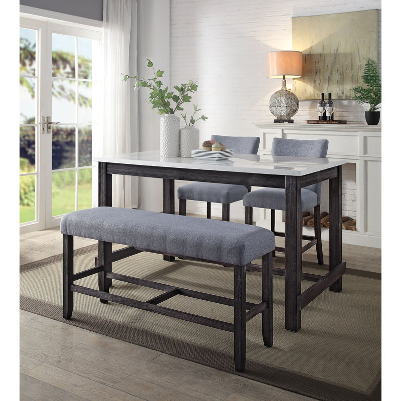 Mahria Polyester Blend Upholstered Bench