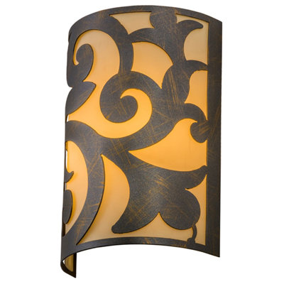 Rickard Bronze Flush Mounted Sconce