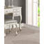 Ensemble de meuble-lavabo classique avec tiroirs et tabouret à tiroirs avec miroir