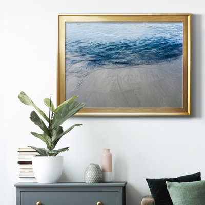 «Aegean Blue Water», reproduction d'un seul cadre photo sur toile