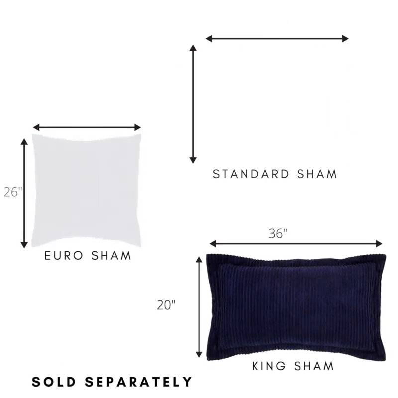 Ivory Cotton Chenille Tufted Euro Sham
