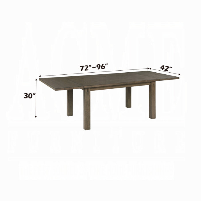 ACME Nabirye Dining Table, Dark Oak