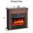 36" Freestanding Electric Fireplace With Mantel-121935706
