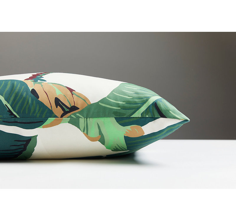 Hinson Palm Square Pillow Cover & Insert