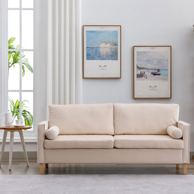Vinyl 67'' Reception Loveseat