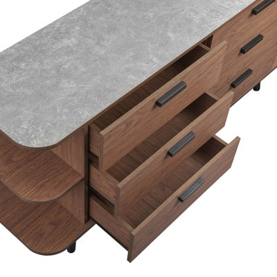 Modway Langston Open Display Storage Sideboard
