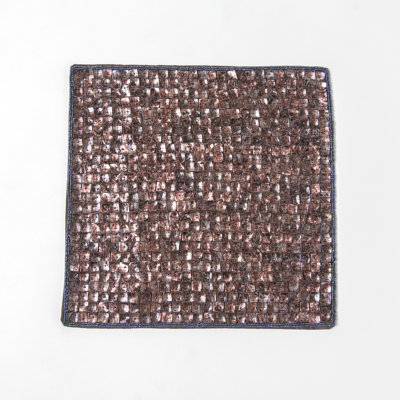 Housse de coussin synthétique Mother of Pearl
