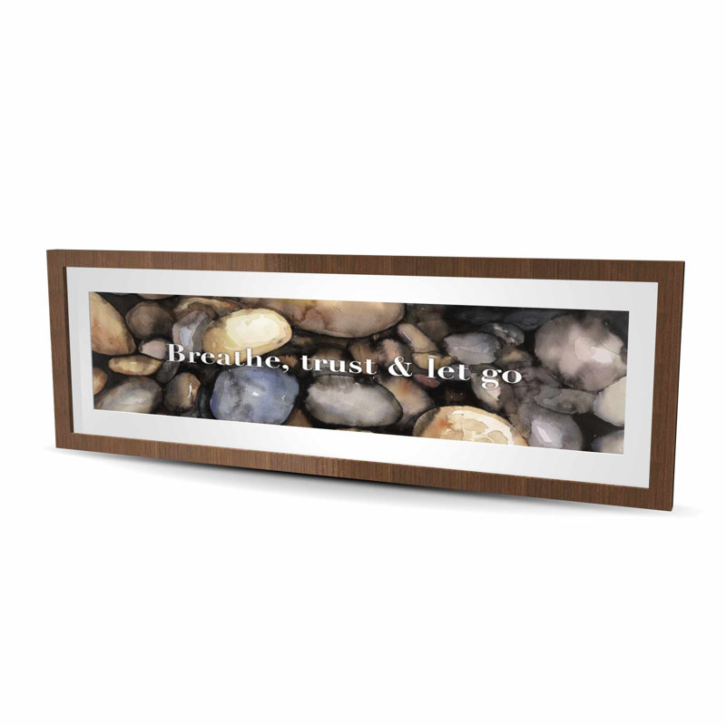 Breathe Trust Let Go - Hygge Brown