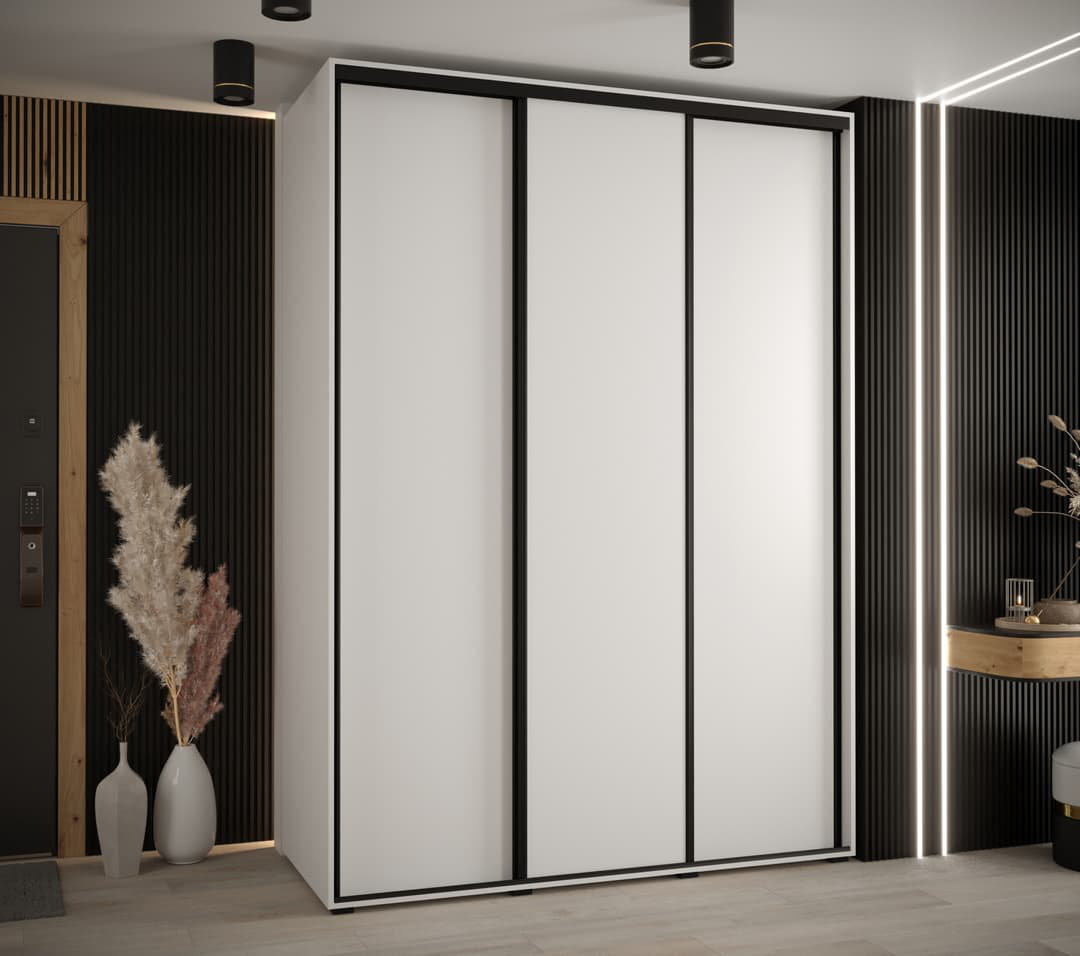 Auniya I Sliding Door Wardrobe 170cm - Oak Artisan Finish