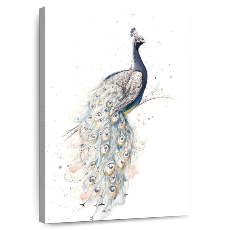 Brampt Enchanting Peacock, 48" H x 32" W