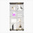 Two-door LED lights  Glass Display Cabinet 4 Shelves with Door, Floor Standing Curio Bookshelf for Living Room Bedroom Office,  64.7"*31.7"*14.3",Black