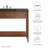 Modway Zaire 48'' Single Bathroom Vanity with Ceramic Top-94387526-94387527