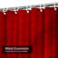 Rideau de douche Red Holiday Star-127297719