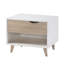 Himes 50cm W Solid Wood Bedside Table
