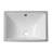 18'' L x 13'' W Ceramic Glossy Rectangular Undermount Bathroom Sink with Overflow