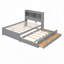 Lit de rangement avec lit gigogne, tiroirs et prises USB-332787175